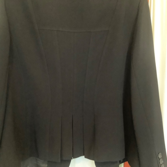 BASLER Womans Black Blazer 3 Button With Pleats on the Back Size 48/ US 16 - Picture 6 of 9